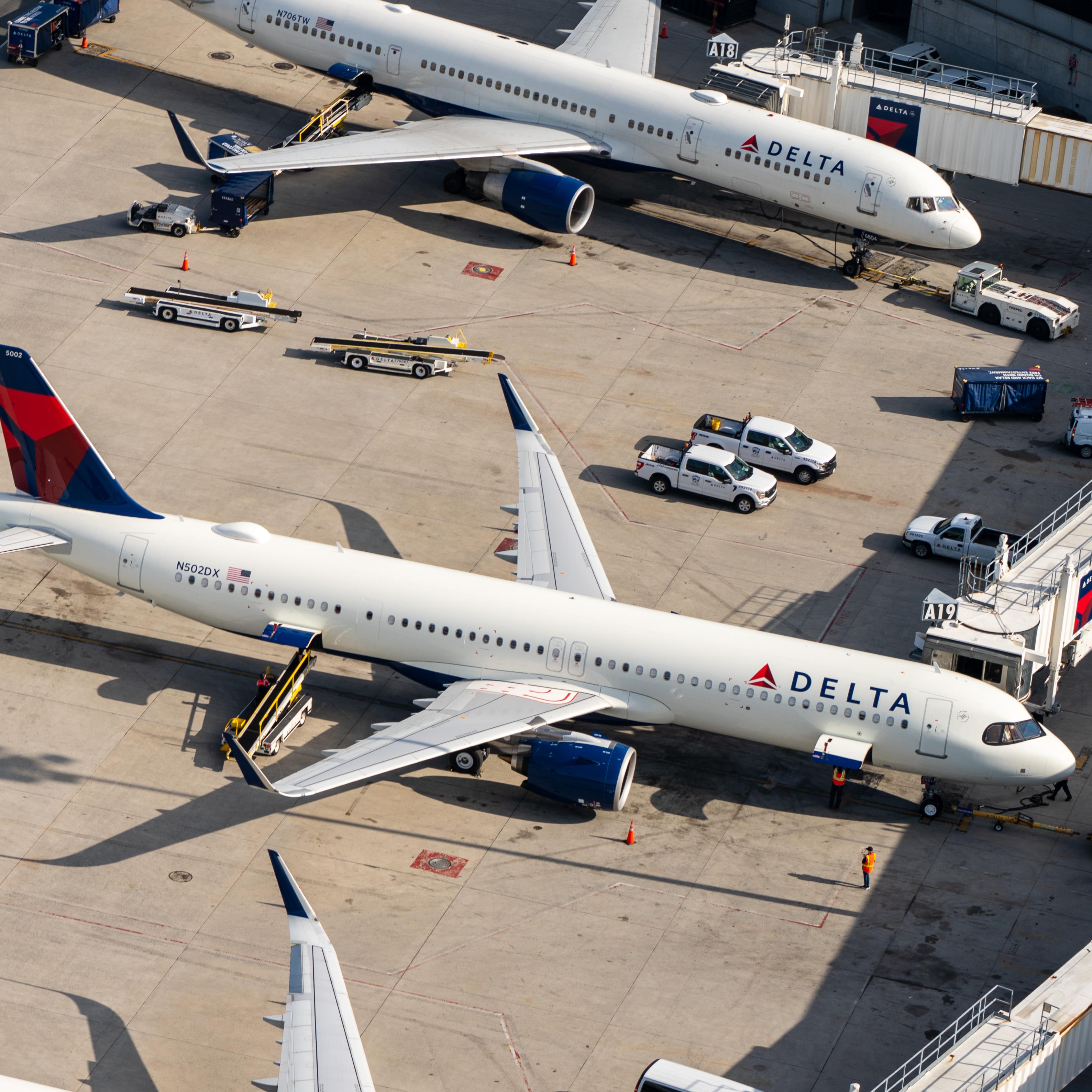 Delta A321neo at Boston Logan Airport