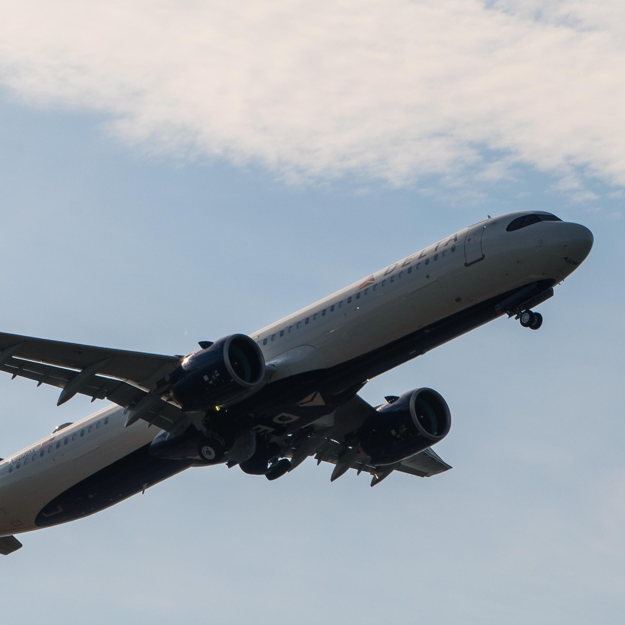 Delta A321neo at Boston Logan Airport