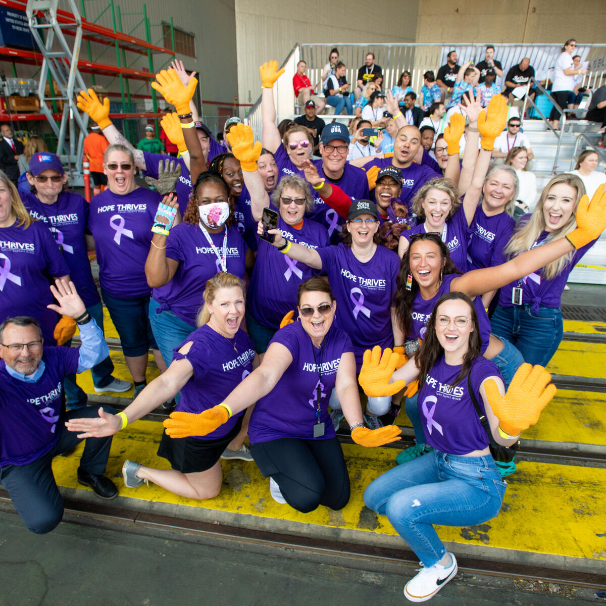 Delta people celebrate at the 2022 Jet Drag event.