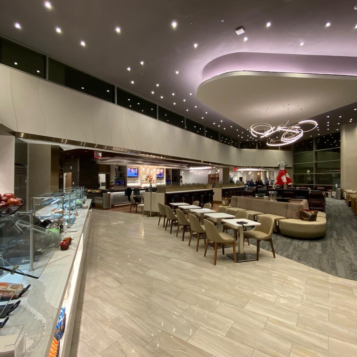 Interior of Delta's Nashville Sky Club