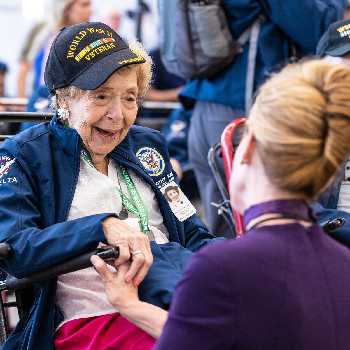 U.S. veterans of World War II touched down Thursday in Normandy, France, as part of the upcoming 78th anniversary of the D-Day landings.
