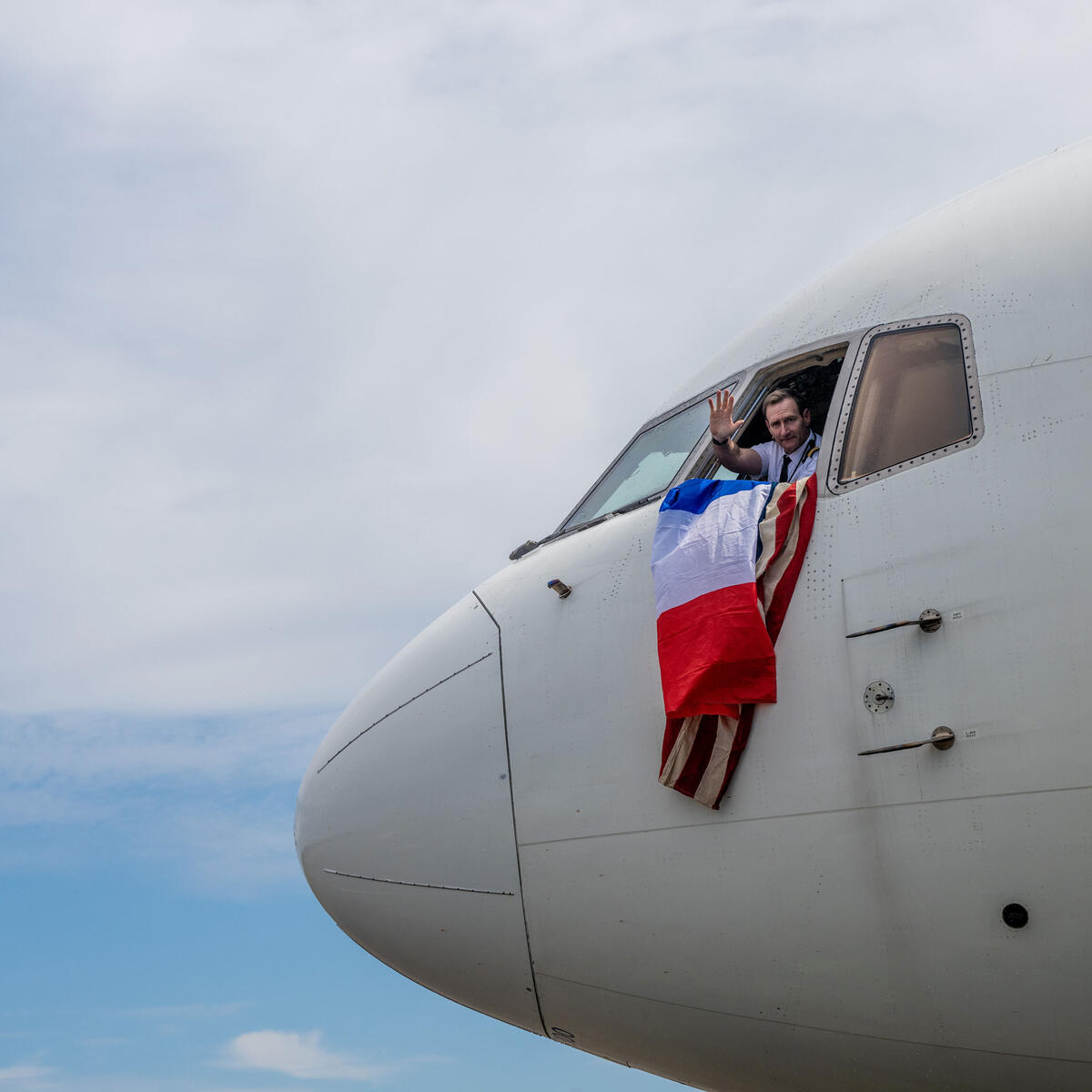U.S. veterans of World War II, many in their mid-90s, touched down Thursday in Normandy, France, as part of the upcoming 78th anniversary of the D-Day landings
