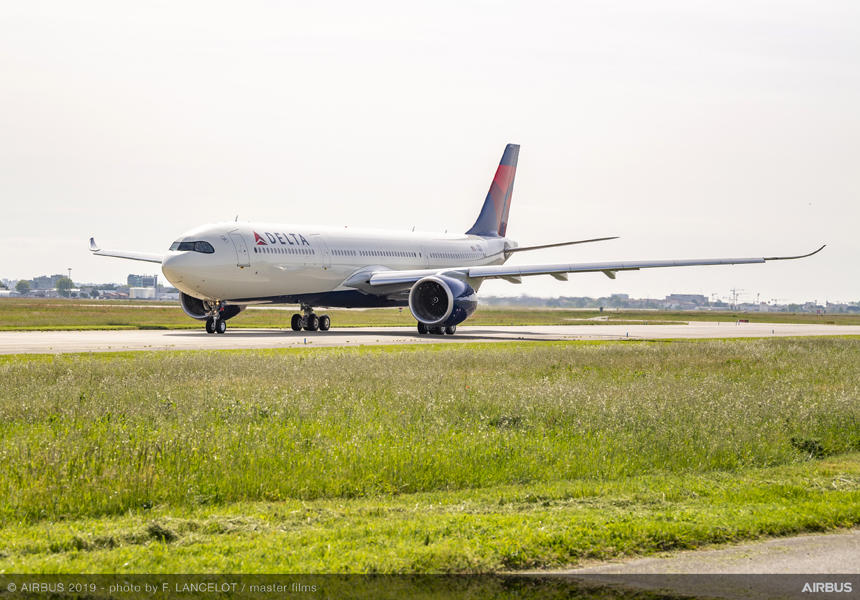 A330-900neo on runway