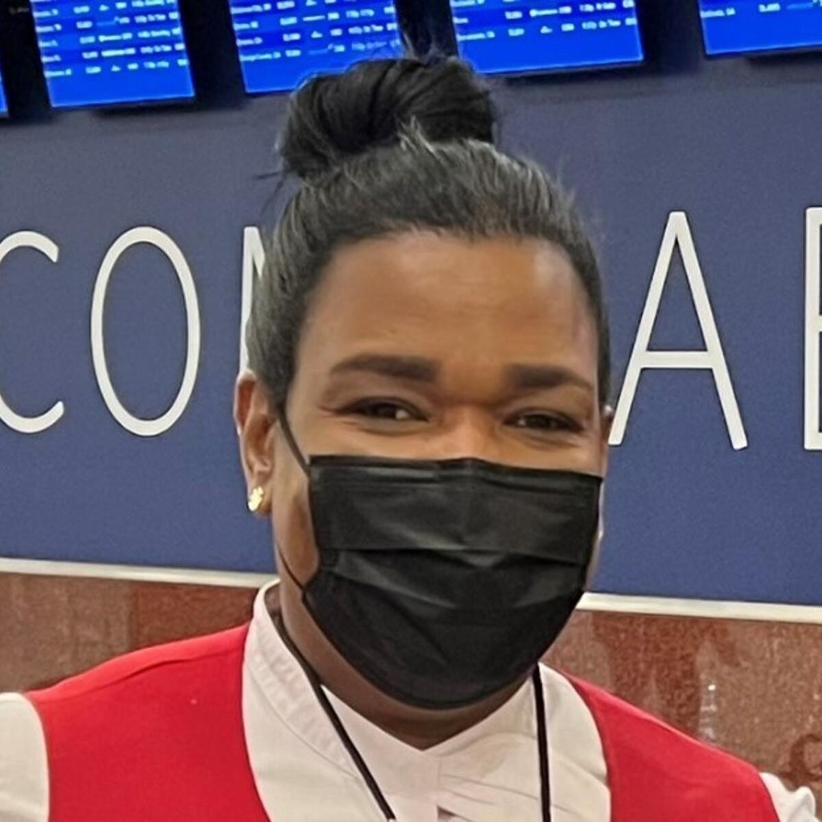 Red Coat Anika Alexander. 