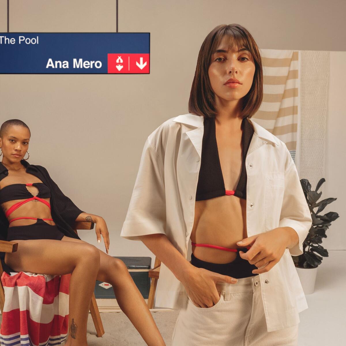 Ana Mero Swim: Size-inclusive swimsuit that can be worn in multiple styles so you can pack light.