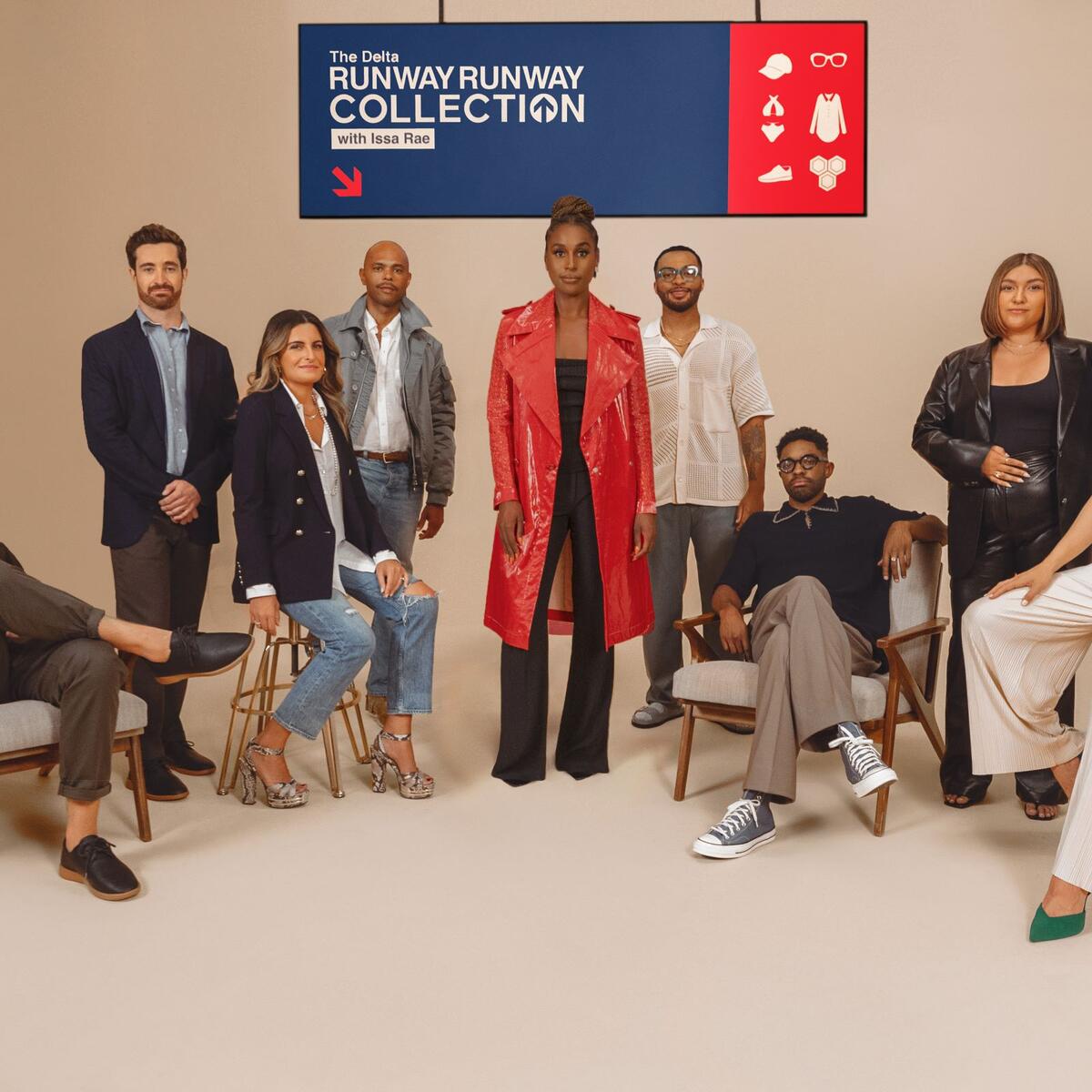 Issa Rae Designers pose for a group shot.