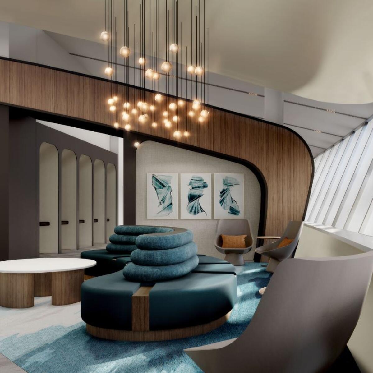 Rendering of the new BOS-E Club, coming late summer 2023.