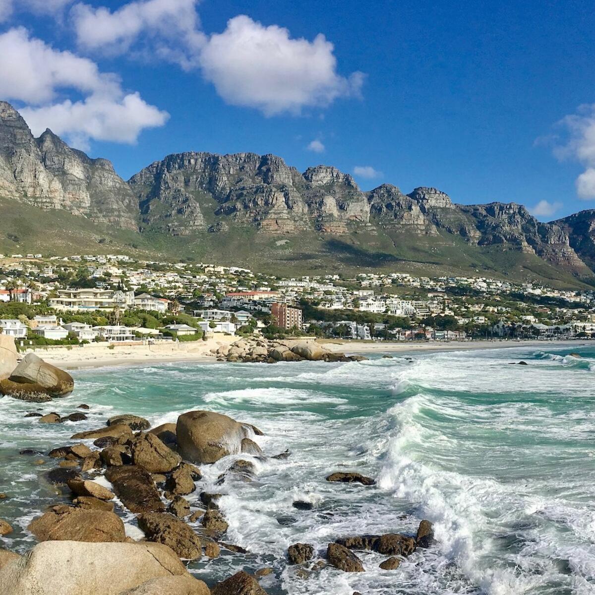 Cape Town is a port city on the southwest coast of South Africa. It is located on a peninsula beneath the imposing Table Mountain.