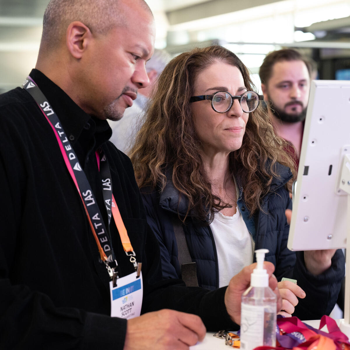 Delta Sky Priority customers were able to pick up their CES badges moments after arriving at Las Vegas' Harry Reid International Airport (LAS).