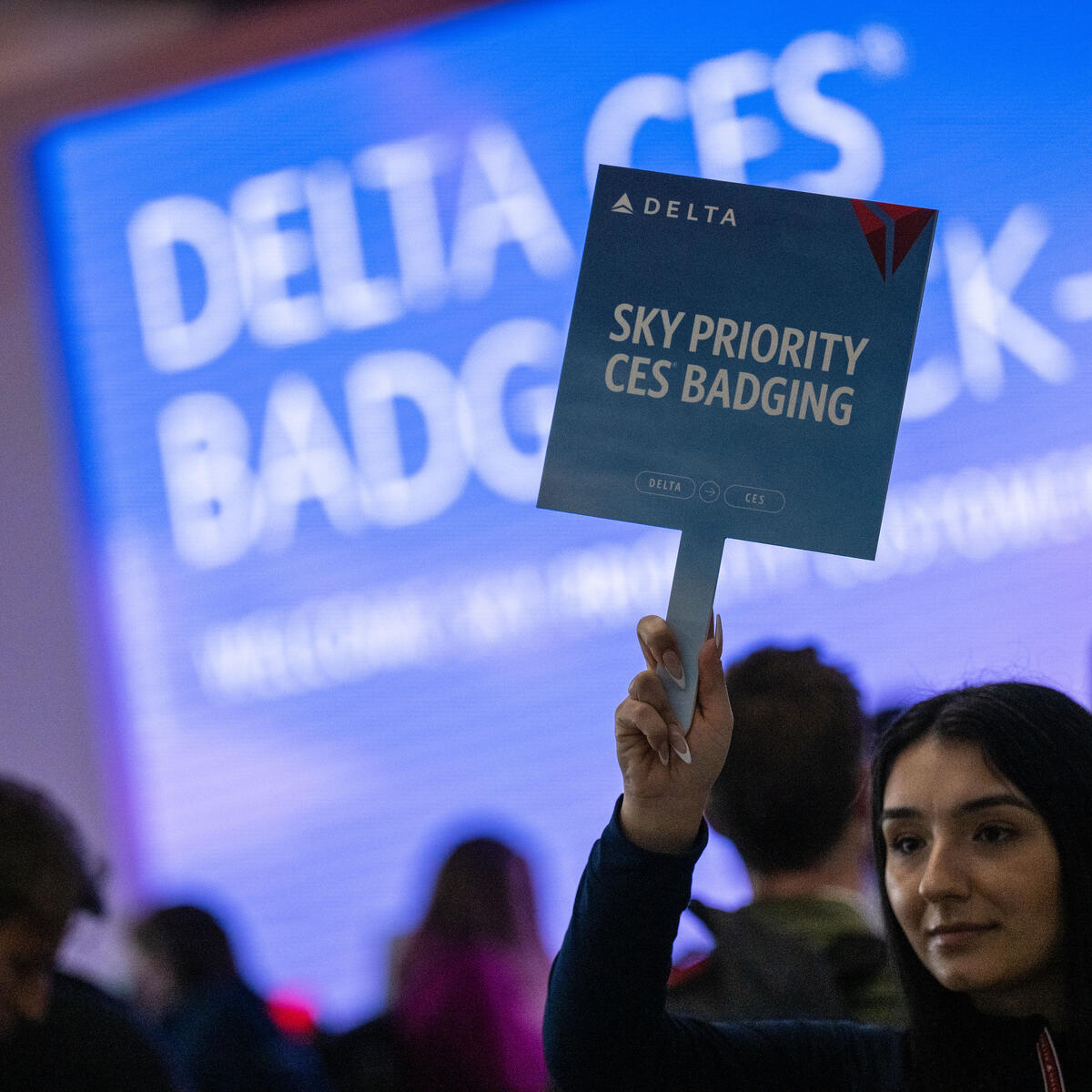 Delta Sky Priority customers were able to pick up their CES badges moments after arriving at Las Vegas' Harry Reid International Airport (LAS).