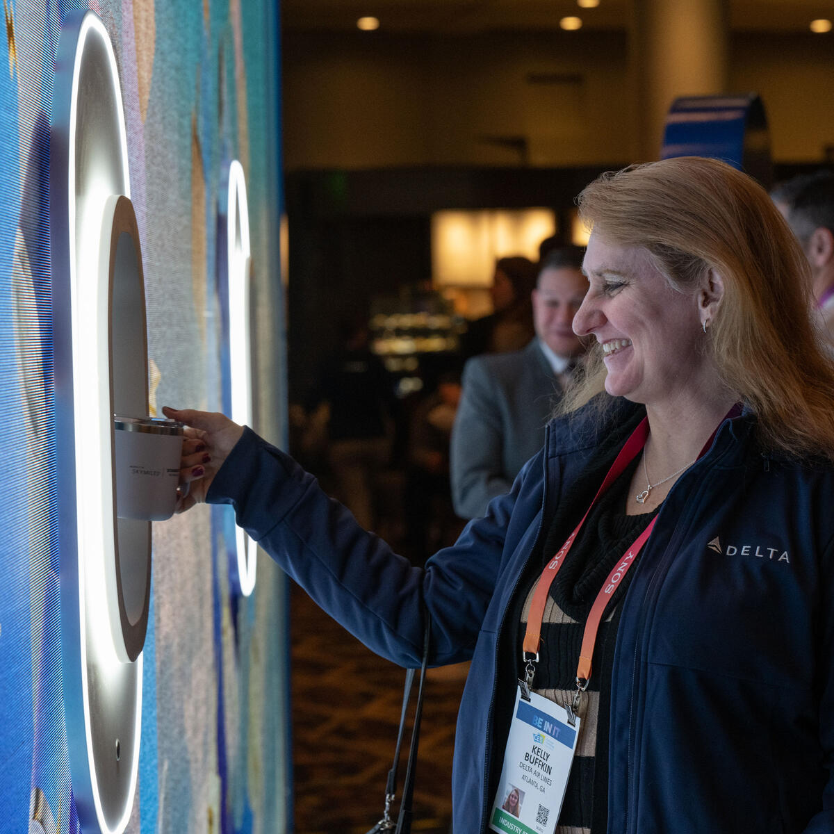 Delta SkyMiles® and Starbucks® Rewards came together at CES to give attendees more of what matters. Attendees experienced the interactive “Wonder Window” exhibit at ARIA for special giveaways.