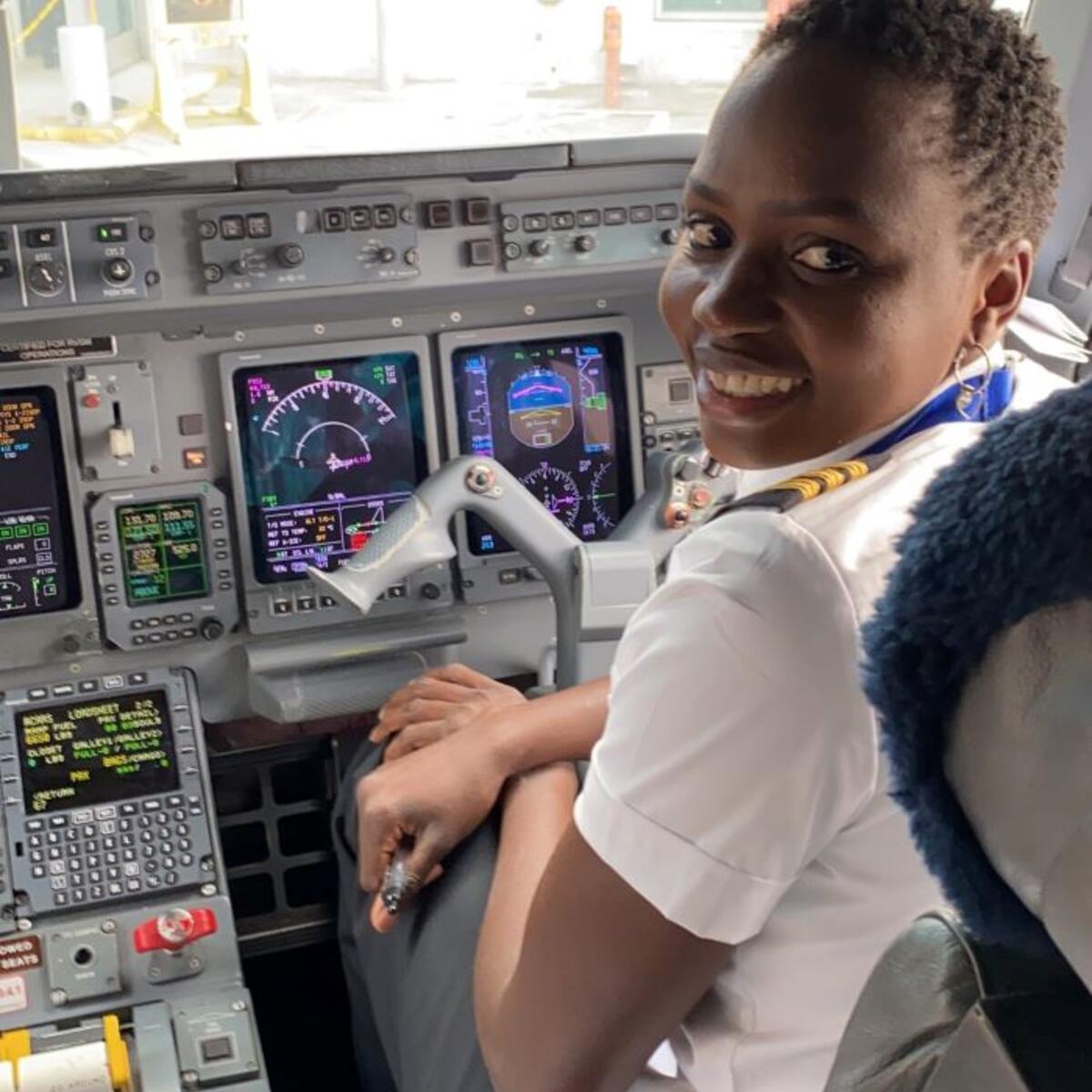 Born and raised in Dakar, Senegal, First Officer Khady Ndiaye joined Delta in December 2022.