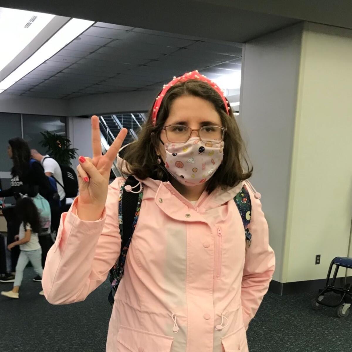 Katie Renfroe, 30, a Delta traveler with autism.