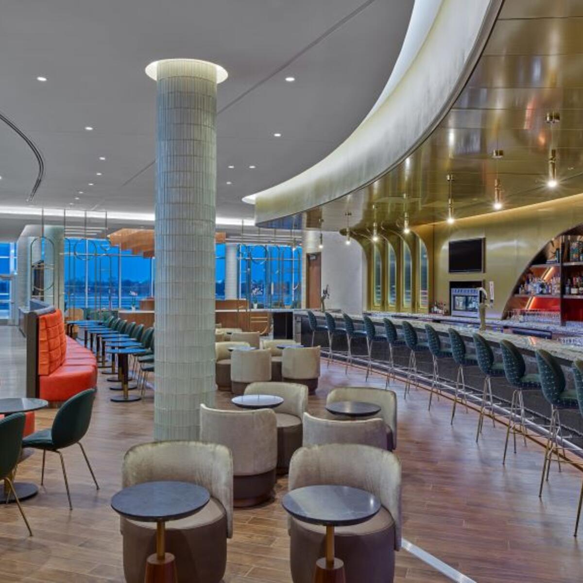 Delta's MSP G-Club features two premium bars.