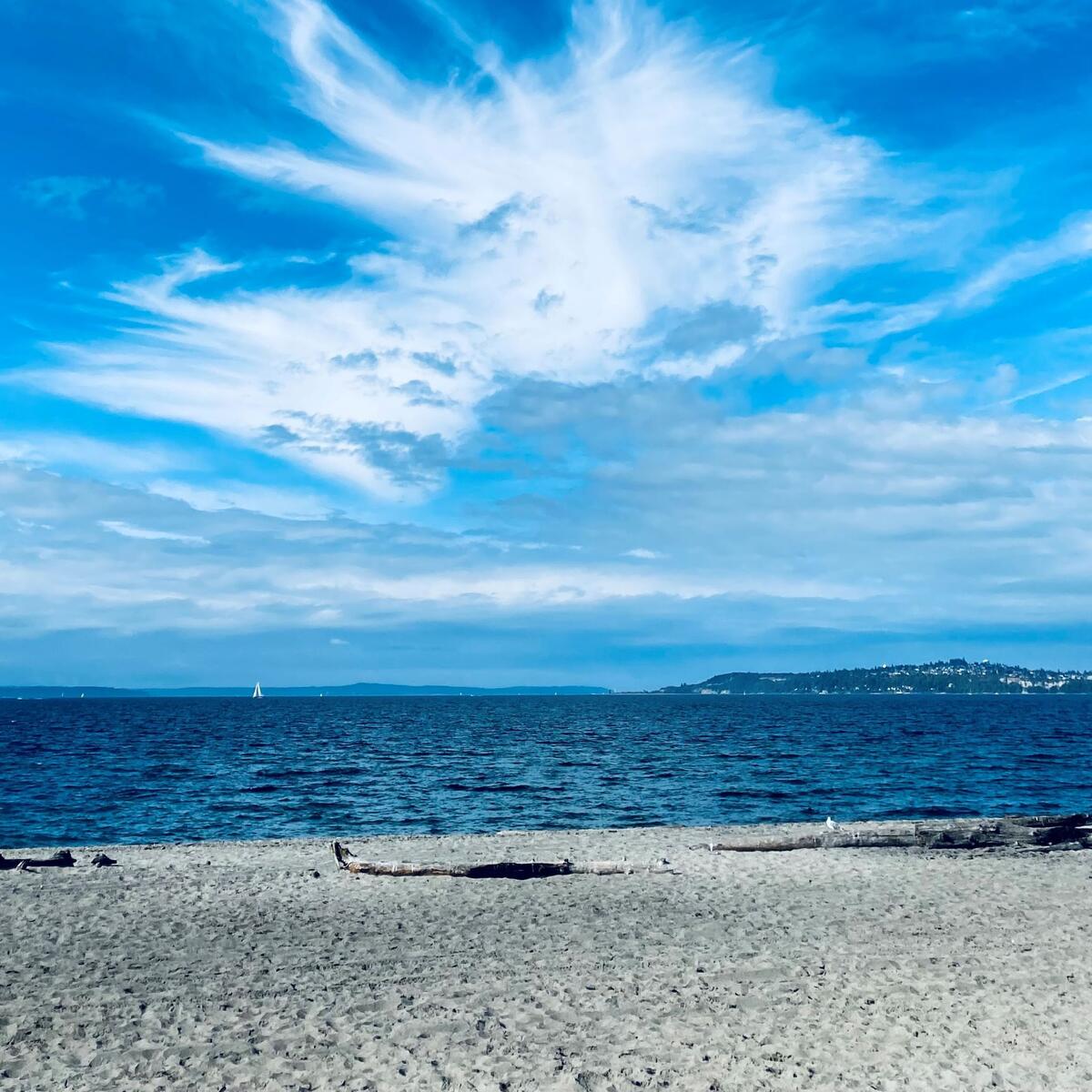 Alki Beach in Seattle.