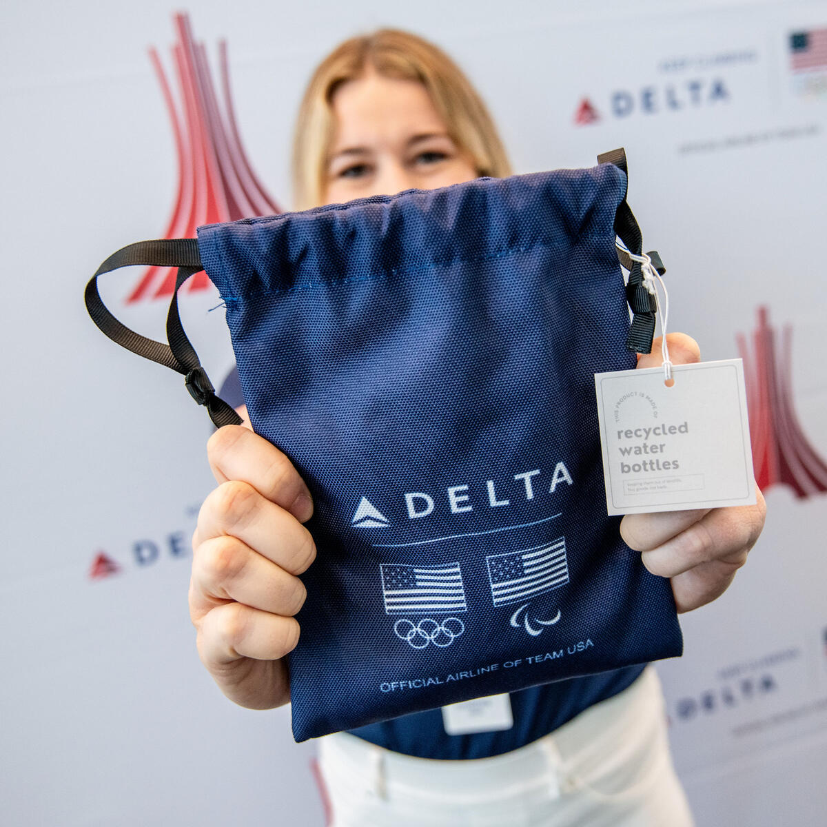 Delta people, customers and friends celebrate the departure of Delta Flight 290 from Los Angeles International Airport (LAX) to Paris Charles de Gaulle Airport (CDG).