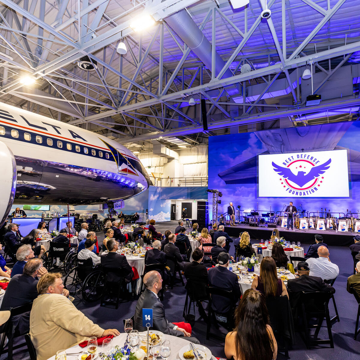 Delta hosted a special event Tuesday for World War II veterans, heard their rich stories, gave them a warm Delta welcome and bid them bon voyage before their charter departs for Deauville, Normandy.