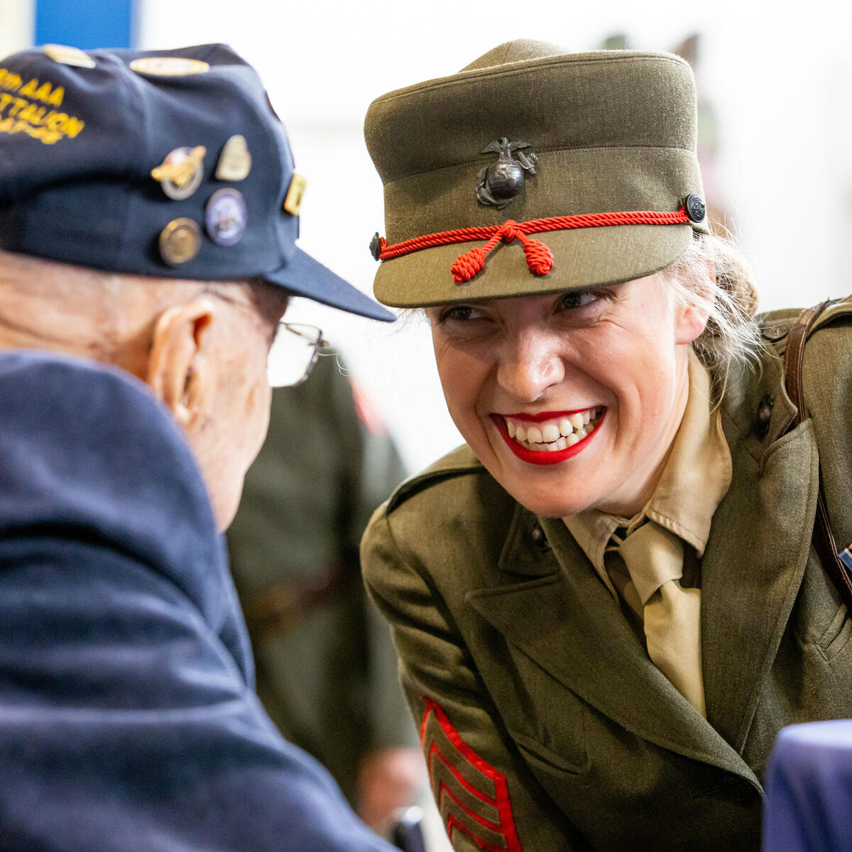 Delta hosted a special event Tuesday for World War II veterans, heard their rich stories, gave them a warm Delta welcome and bid them bon voyage before their charter departs for Deauville, Normandy.