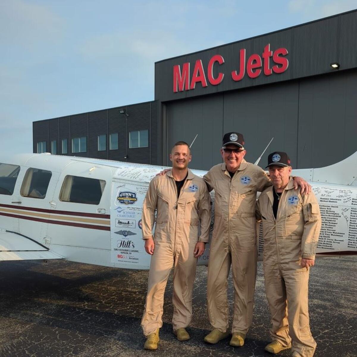 Delta pilots Barry Behnfeldt and Aaron Wilson, along with Thomas Tweedy, who owns a certified FAA 145 repair station and was in the Navy with Barry, attempted a Guinness World Record for flying through 48 states in 48 hours.