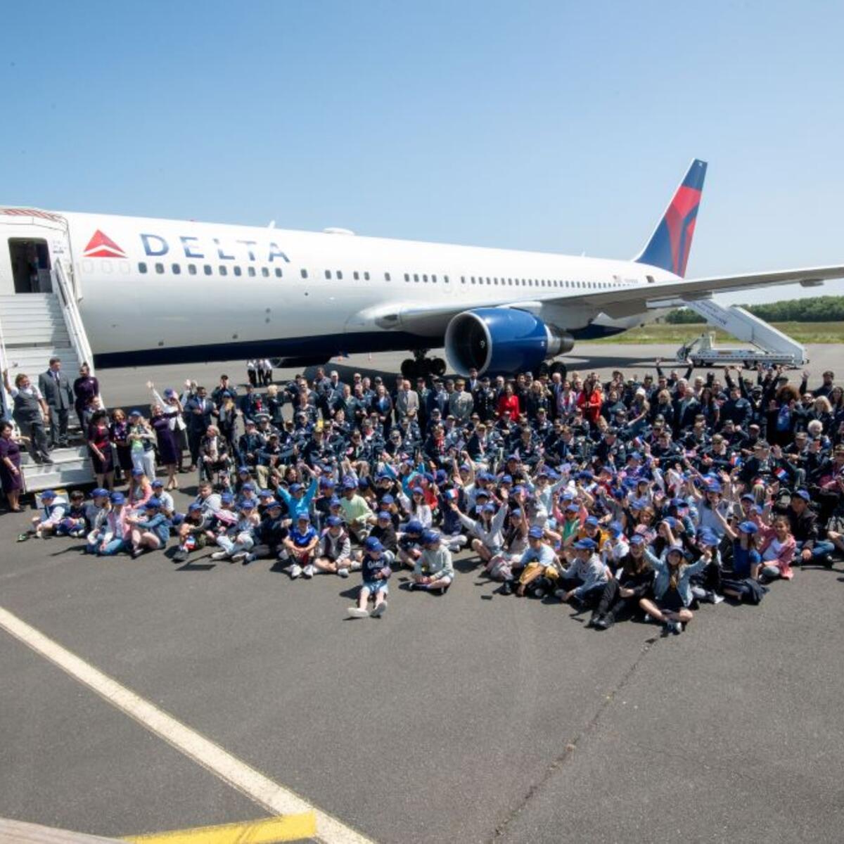 More than 40 World War II veterans were greeted by Normandy residents, members of the U.S. Armed Forces, French dignitaries and children upon arrival at Normandie-Deauville Airport (DOL) for the 79th annual commemoration of the 1944 D-Day invasion.
