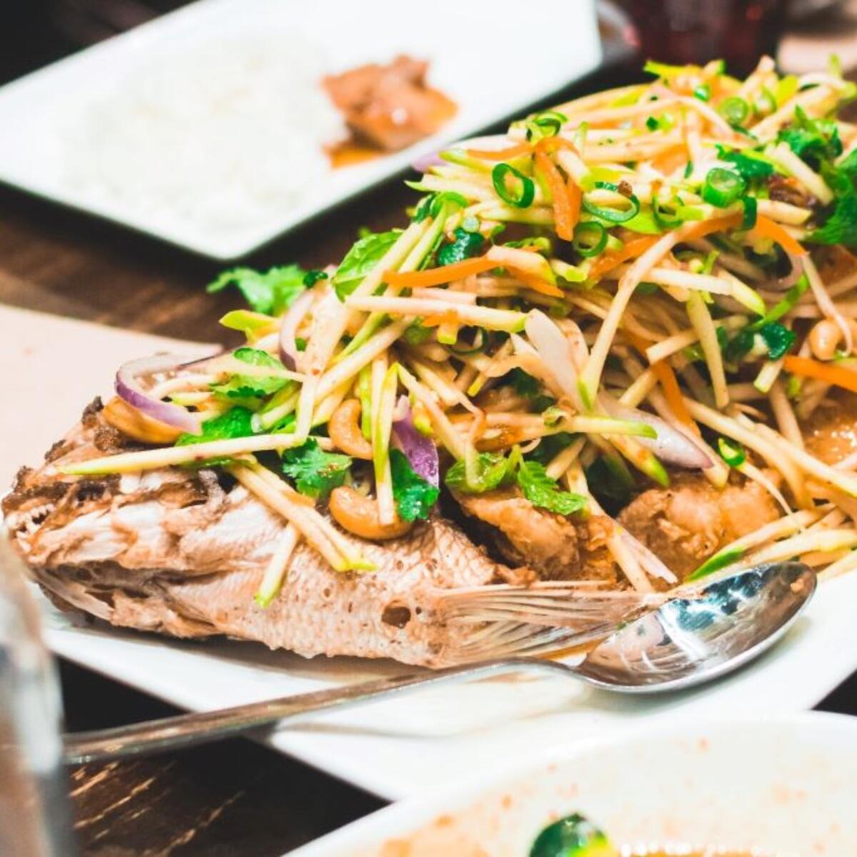 A Thai dish from a restaurant in Sydney, Australia