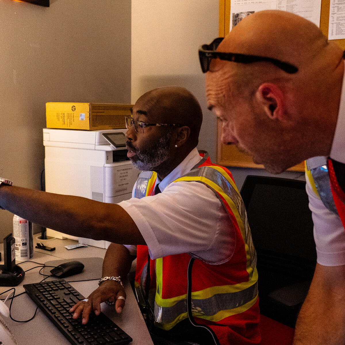 Delta Elite Services Ambassadors Anthony Grant (left) and Dan Lavker (right) plan to surprise and delight customers with Porsche transfers to connecting flights.