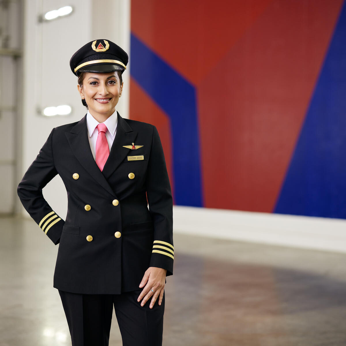 A Delta First Officer wears pink in support of Breast Cancer Awareness Months. Delta raises money to support research through the Breast Cancer Research Foundation. Since the start of our partnership in 2005, Delta has raised $24.75M and funded 99 research projects.
