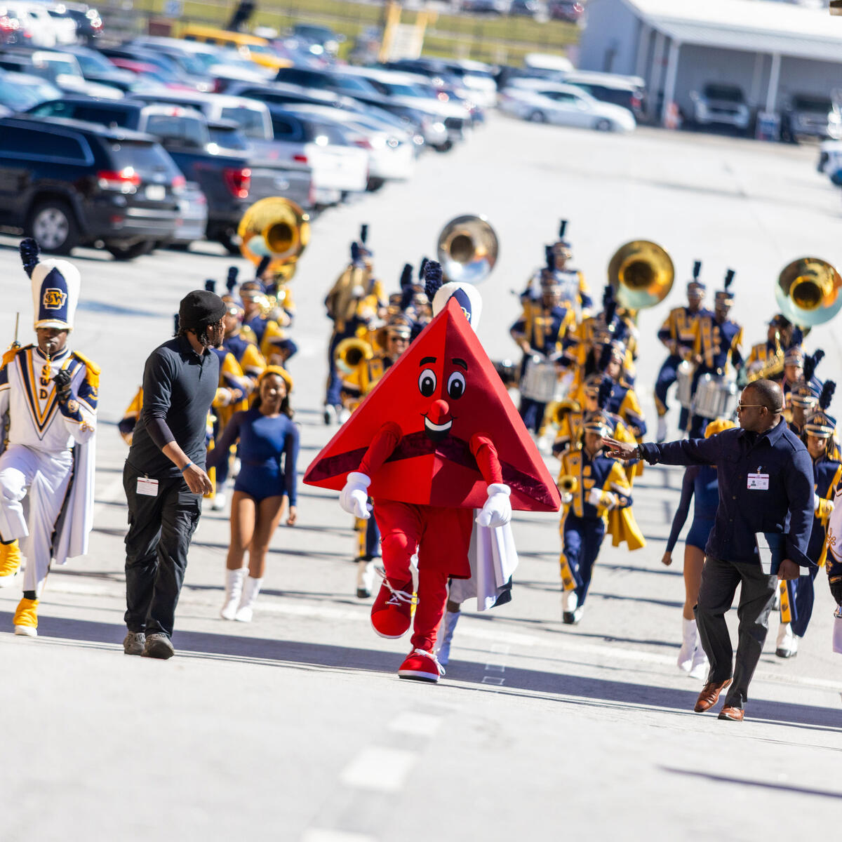Delta's "From the Yard to Delta Boulevard" two-day immersive experience featured a marching band performance along with several other entertainment and activities.