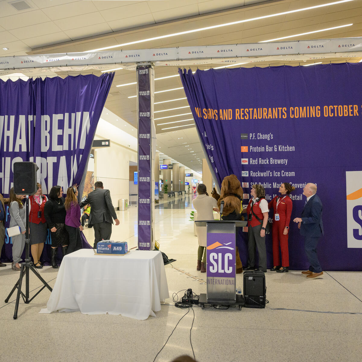 Delta unveils the completion of its Concourse A expansion at Salt Lake City International Airport.
