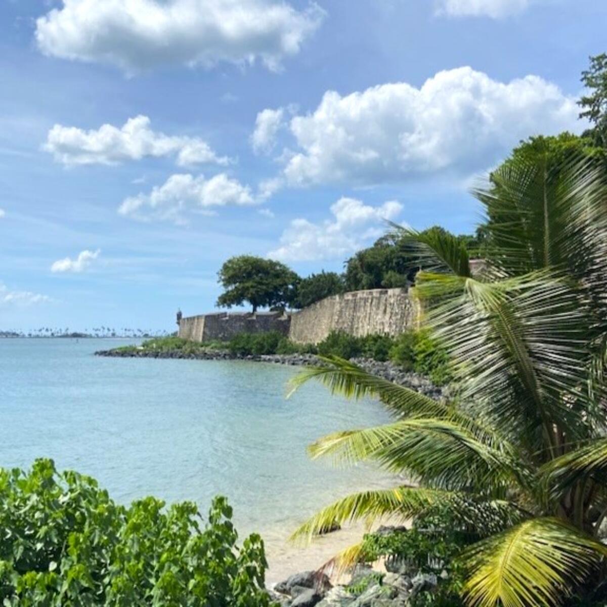 A fortress on the water in San Juan, Puerto Rico