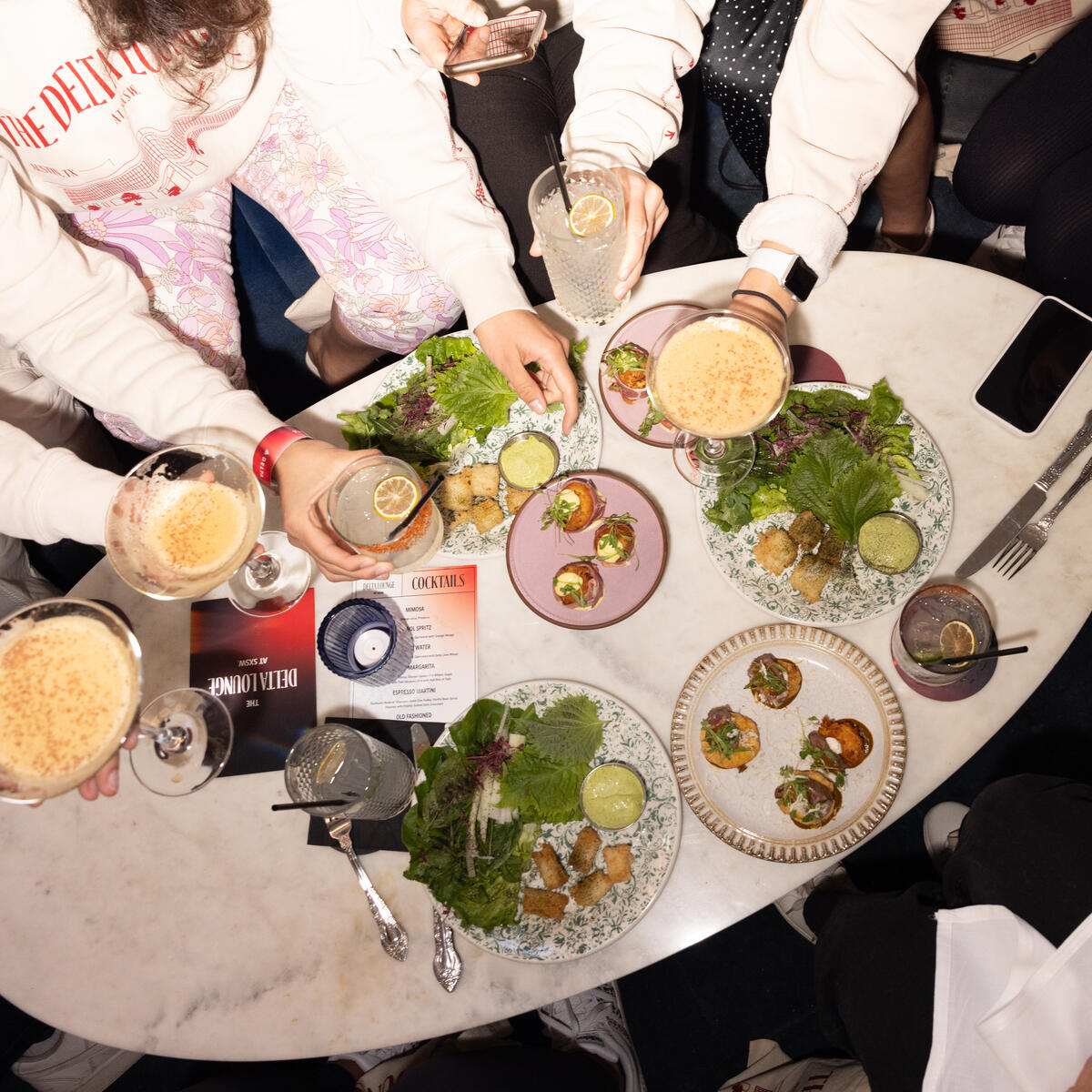 Guests of the Delta Lounge enjoyed complimentary culinary delights and light bites from Austin local and James Beard-nominated Rene Ortiz.