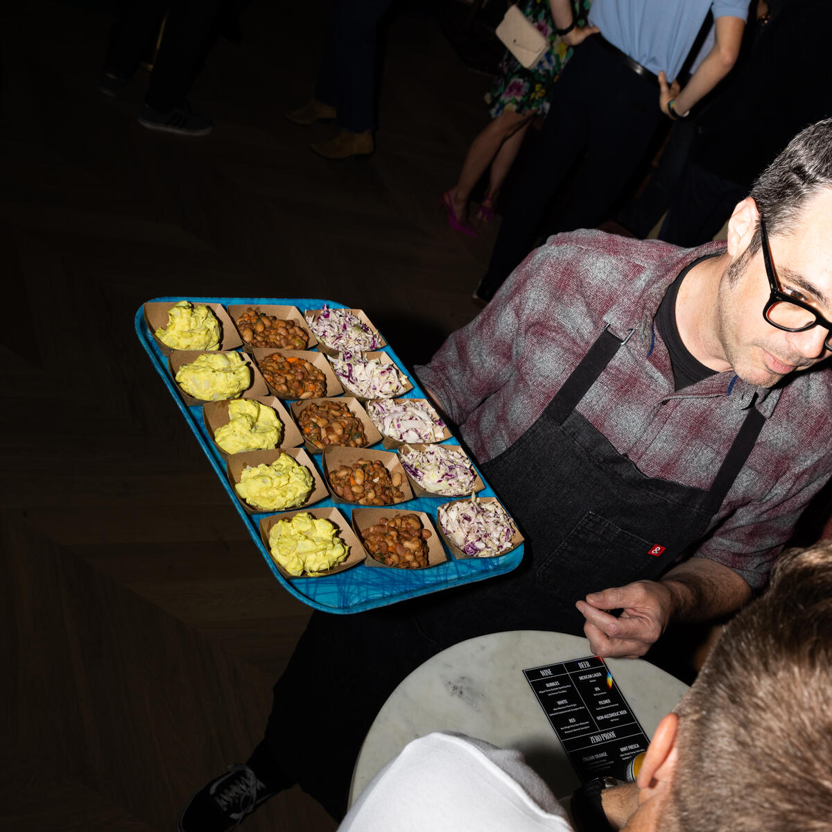 At Delta's reservation only speakeasy for Medallion members at SXSW, members got to enjoy truly exclusive experiences, like an evening BBQ tasting experience from world-renowned Austin pit master Aaron Franklin of Franklin BBQ.