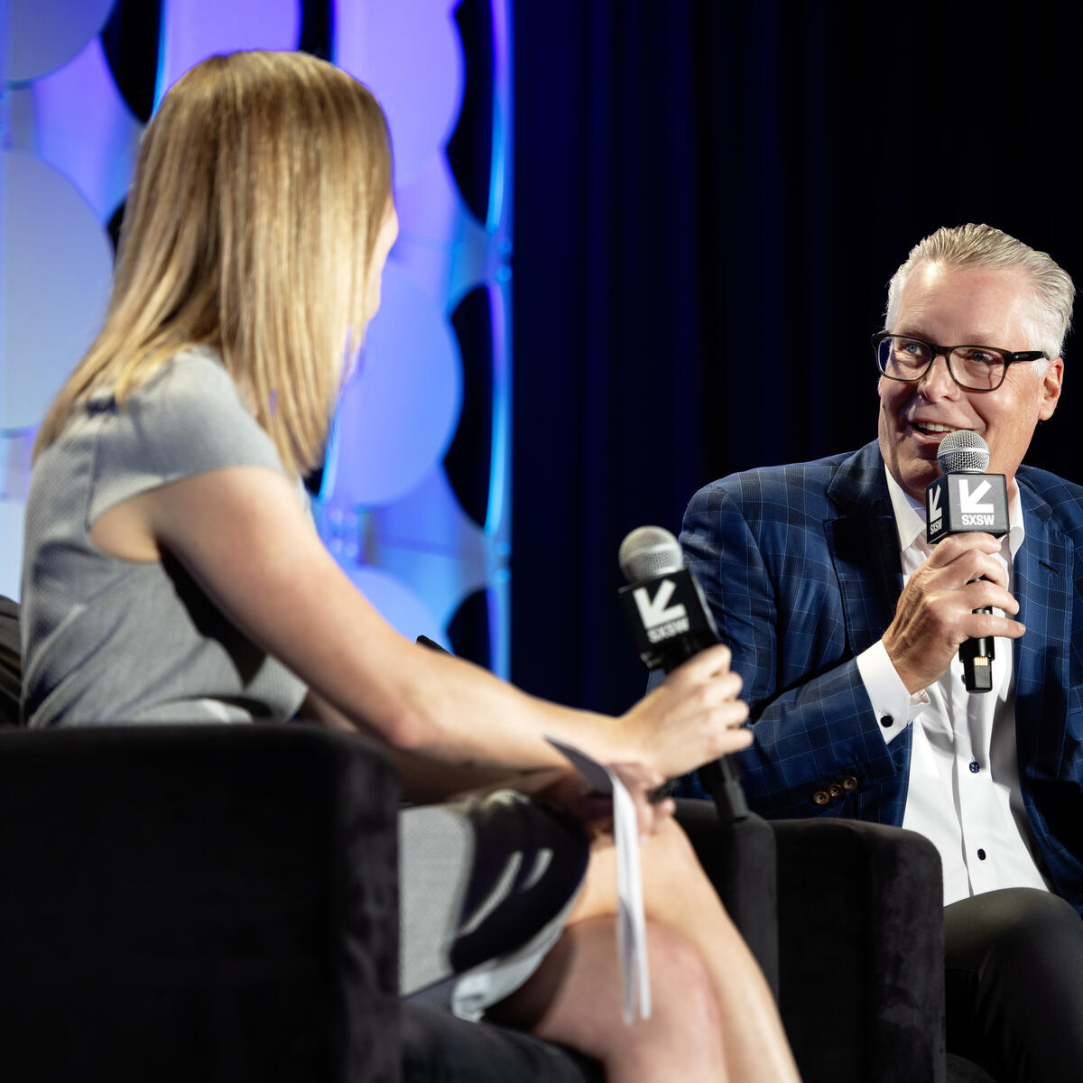 Ed Bastian, Delta Air Lines CEO, speaks with Fortune Editor-in-Chief Alyson Shontell during the first half of the SXSW Featured Session: "People First, Always: How to Put Values at the Heart of your Business" on March 10, 2024. 