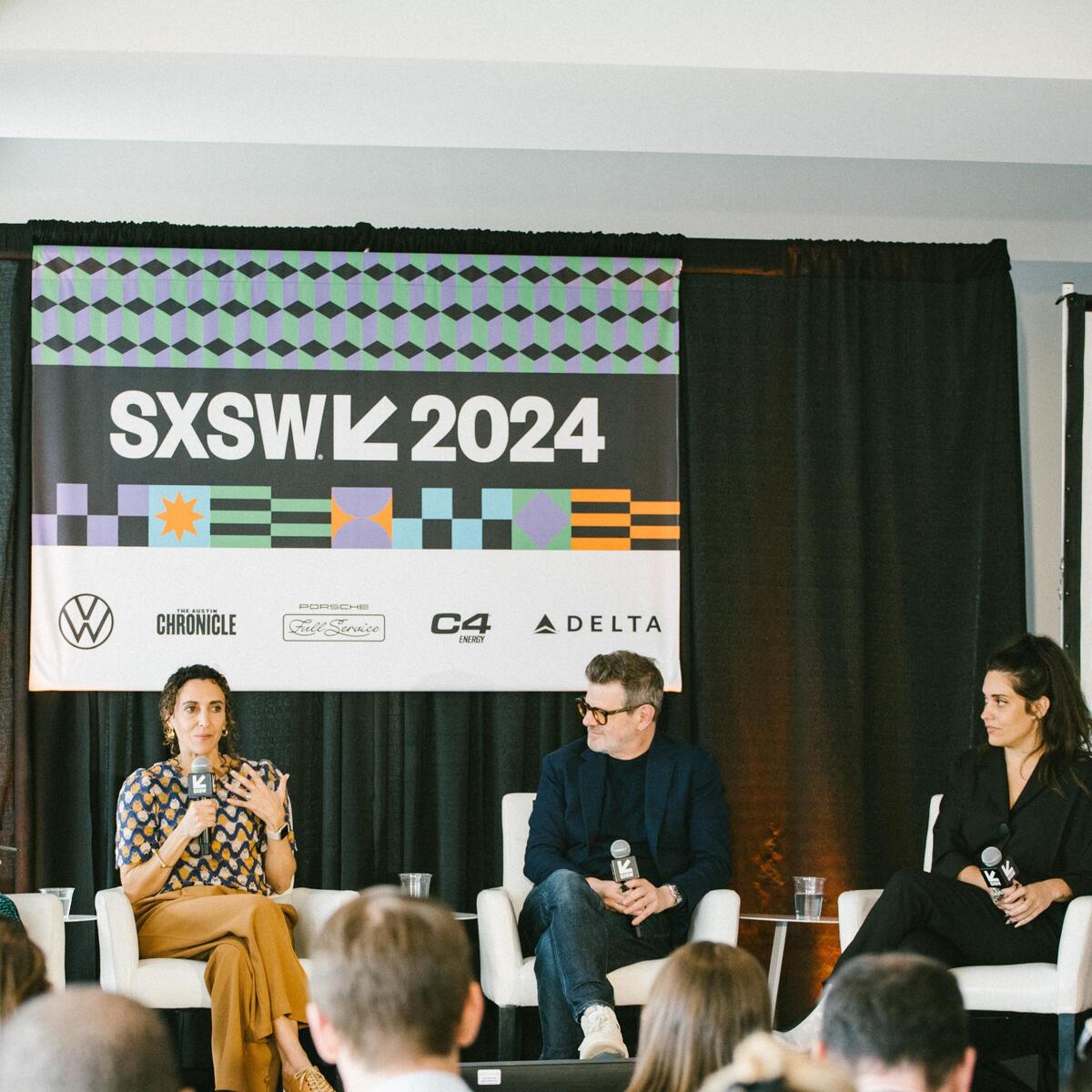 Julieta McCurry, VP - In-Flight Entertainment and Connectivity Strategy, speaks with executives from Delta Sync partners Paramount+ and Atlas Obscura about how partnerships with key brands elevate the overall customer experience at the The Rules of Engagement: The Promise of Partnership panel on March 10 at SXSW 2024.