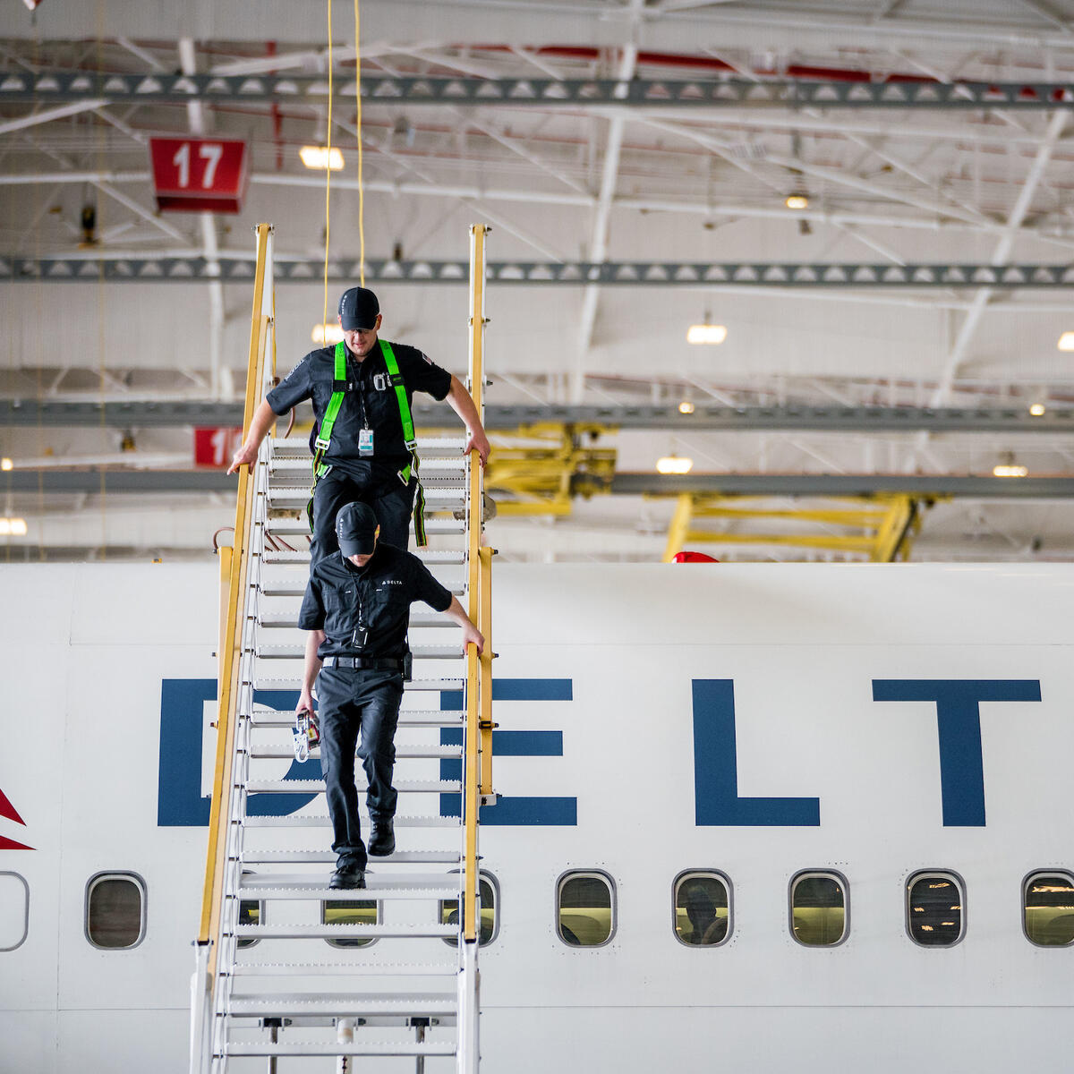 Experts from Delta TechOps are methodically retrofitting each aircraft in the fleet one-by-one to bring fast, free Wi-Fi onboard.   