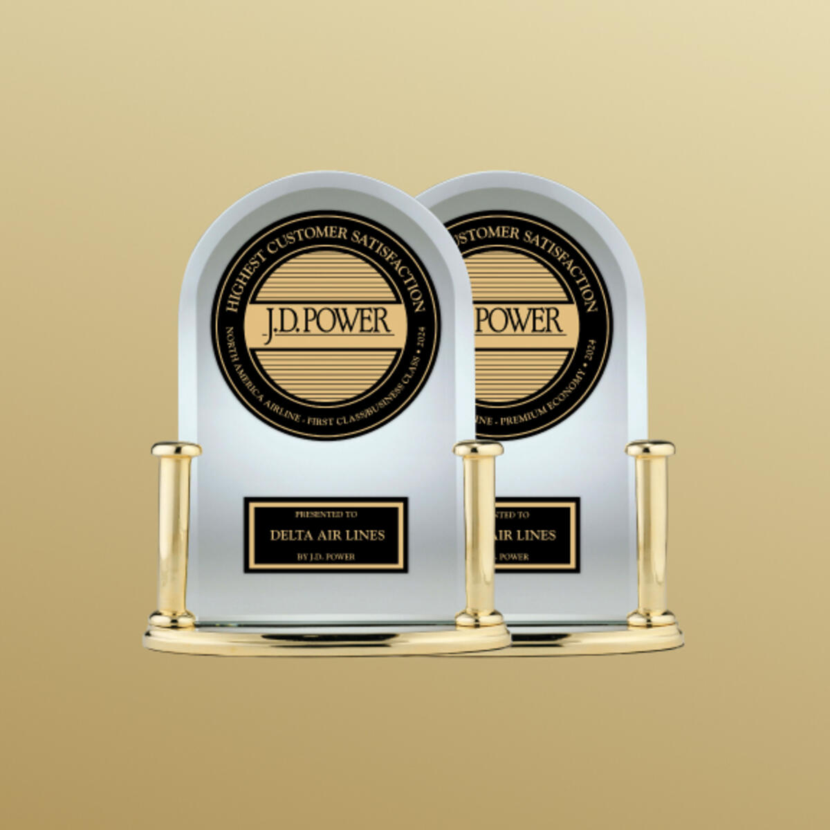 The J.D. Power Customer Satisfaction awards for 2024 are shown.