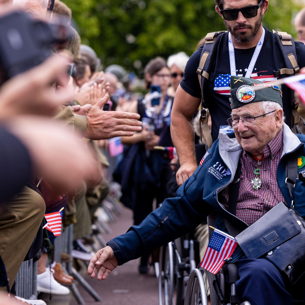 On June 8, WWII Veterans were welcomed to Utah Beach by the Mayor of Saint Marie du Mont., and members of the Delta family had the honor of attending the wedding of 100-year-old WWII Veteran Harold Terens and his now-wife, 96-year-old Jeanne Swerlin.