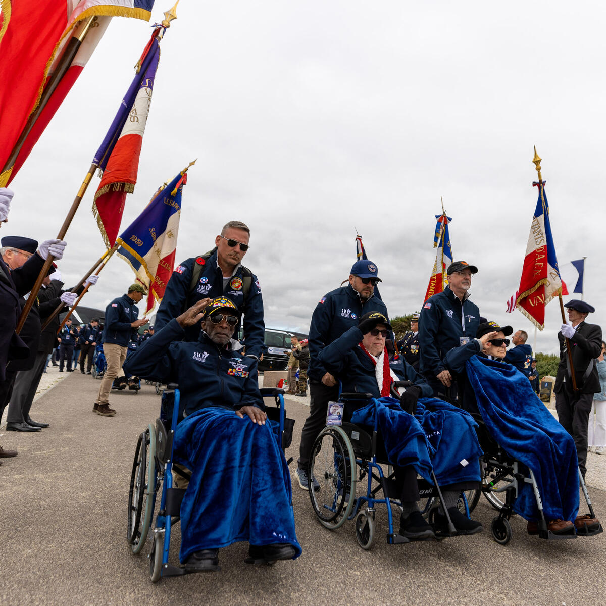 On June 8, WWII Veterans were welcomed to Utah Beach by the Mayor of Saint Marie du Mont., and members of the Delta family had the honor of attending the wedding of 100-year-old WWII Veteran Harold Terens and his now-wife, 96-year-old Jeanne Swerlin.