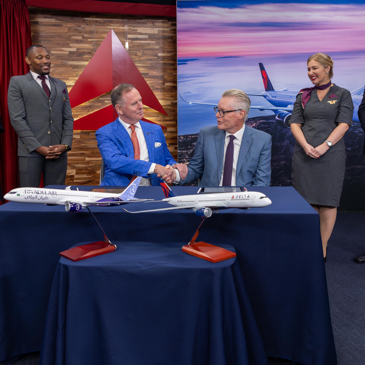 CEO Ed Bastian at the signing of Delta's agreement with Riyadh Air on July 9, 2024.