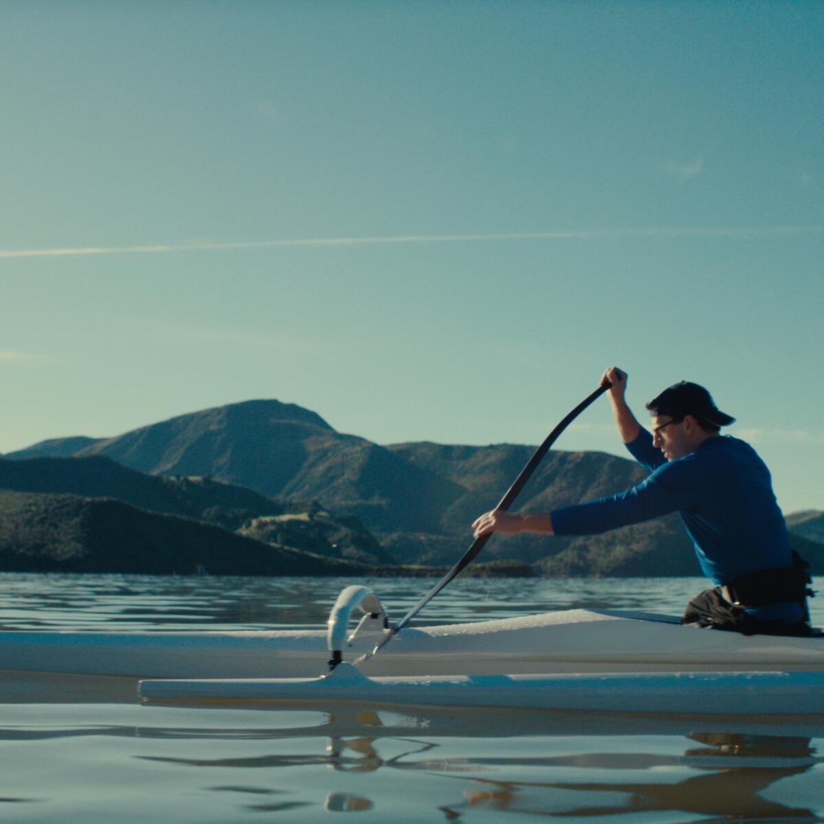 A still from the "Going Somewhere" spot in Delta's campaigns for Paris 2024.