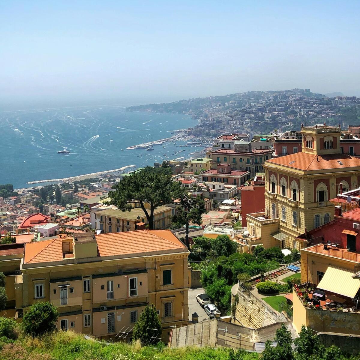 A scenic view of Napes, Italy