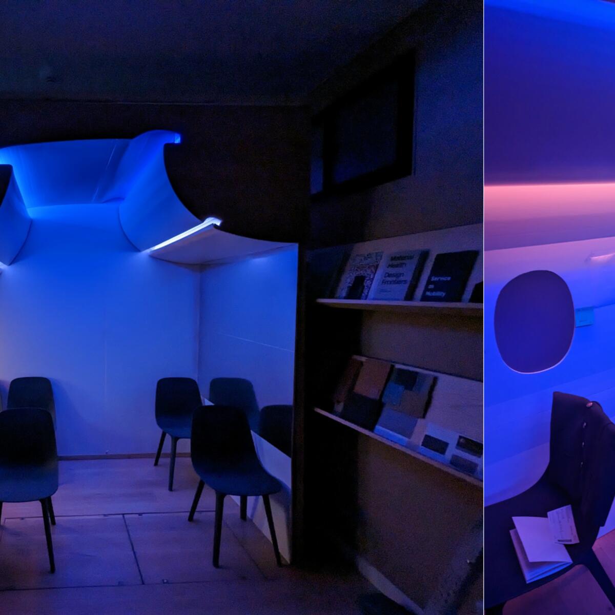 Michael Steinfeld, Manager- Onboard Product at Delta, attends the first cabin lighting workshop for Delta's cabin interior redesign.