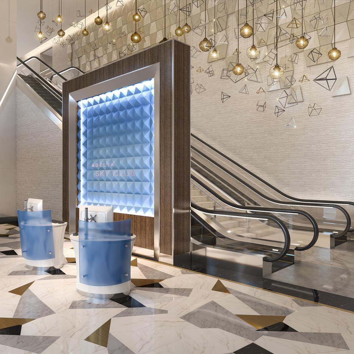 Delta Sky Club-LaGuardia-Lobby
