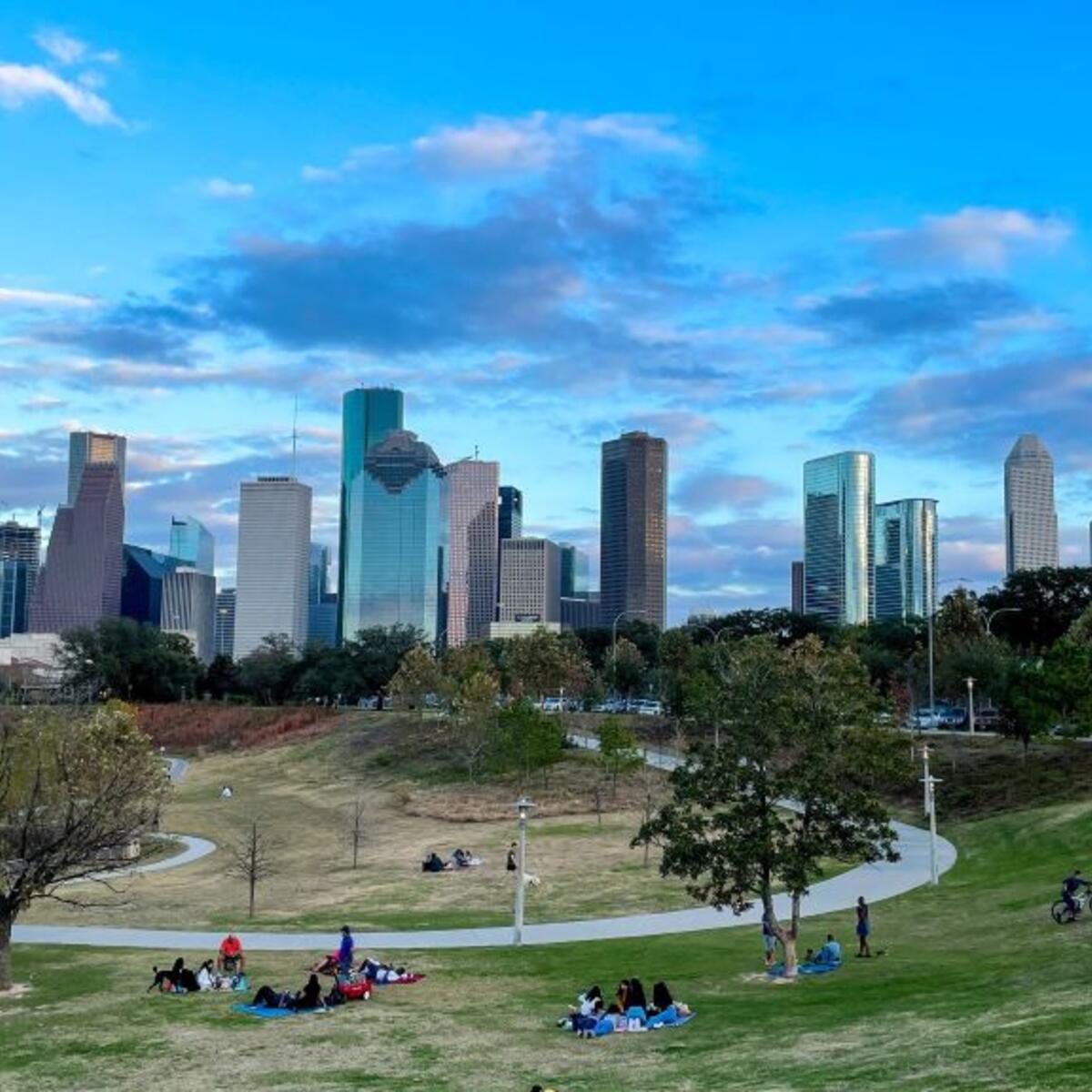 Scenic view of Houston, Texas skyline