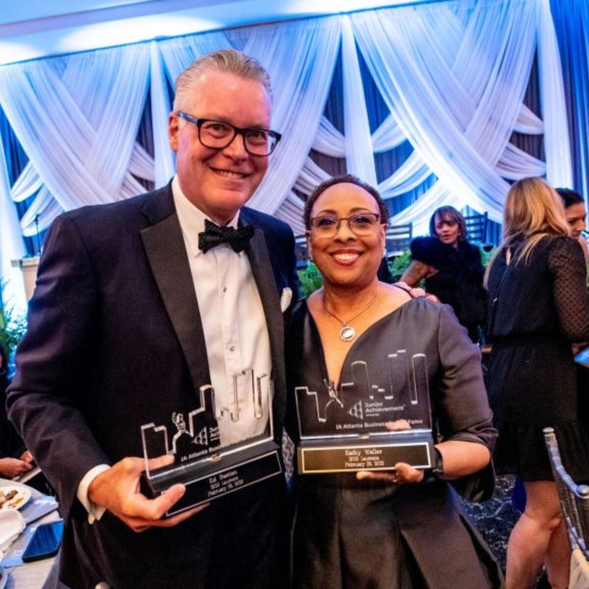 Delta CEO Ed Bastian and Delta Board Member and previous E.V.P. and CFO of The Coca-Cola Company Kathy Waller