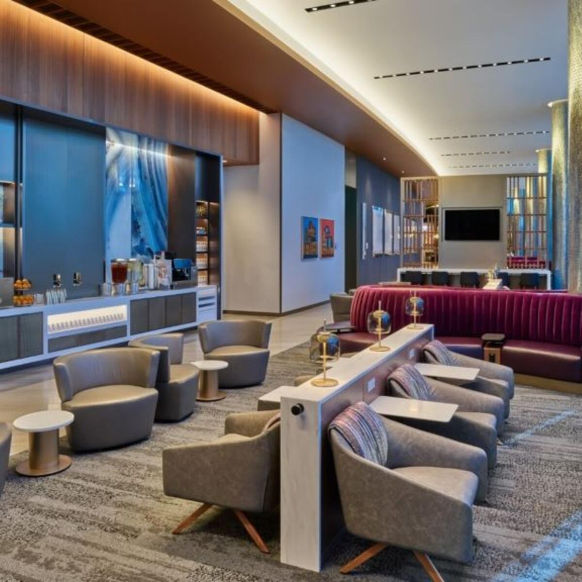 ORD Sky Club seating area