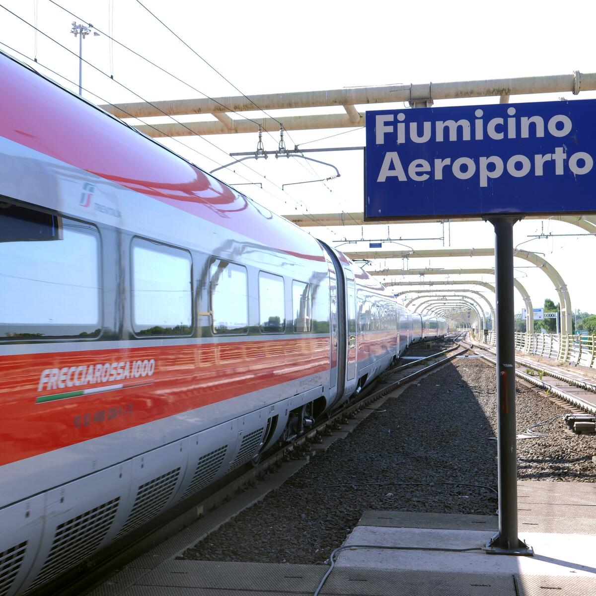 Train at Rome Airport