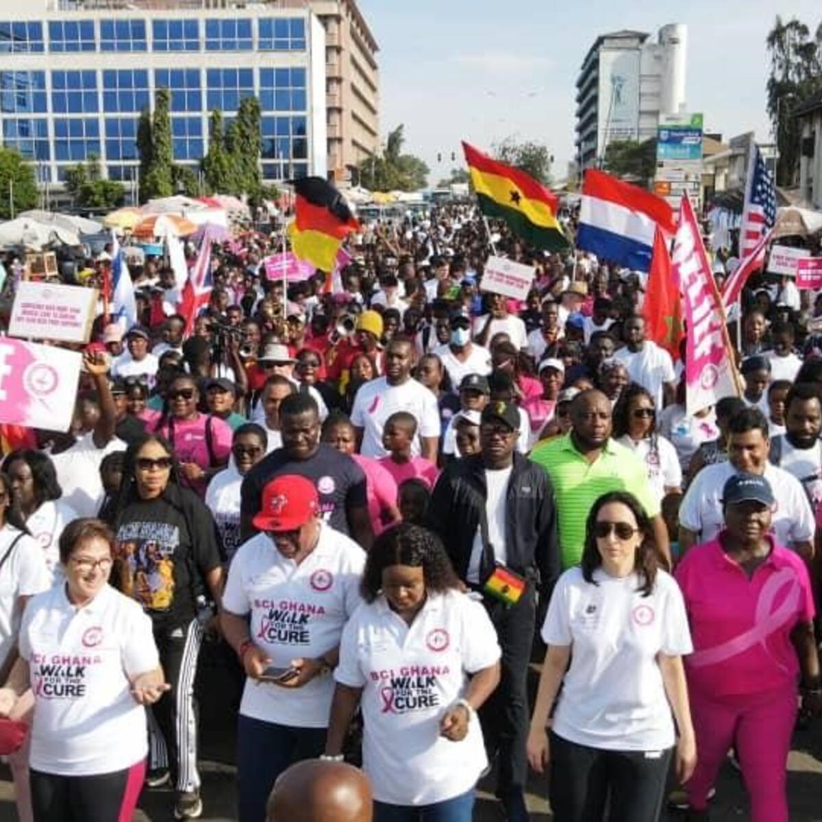 ​Delta's support of Breast Care International (BCI) was on full display Saturday as the organization hosted its annual Walk for a Cure in Accra, Ghana. 