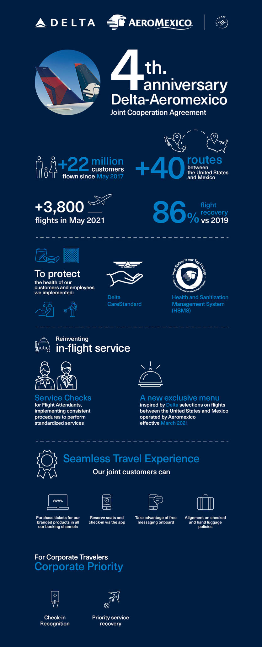 Delta Aeromexico Infographic
