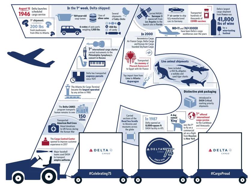 Delta Cargo Infographic